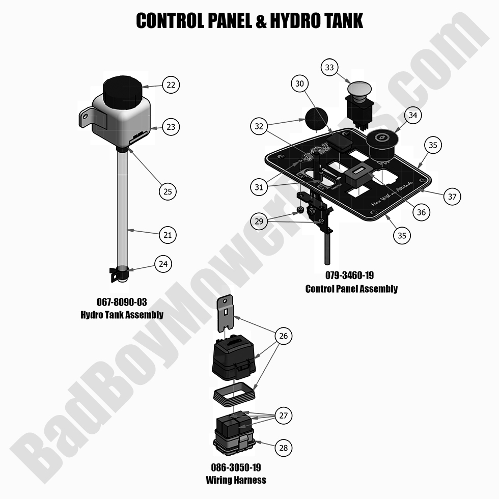 2021 Compact Outlaw Control Panel & Hydro Tank
